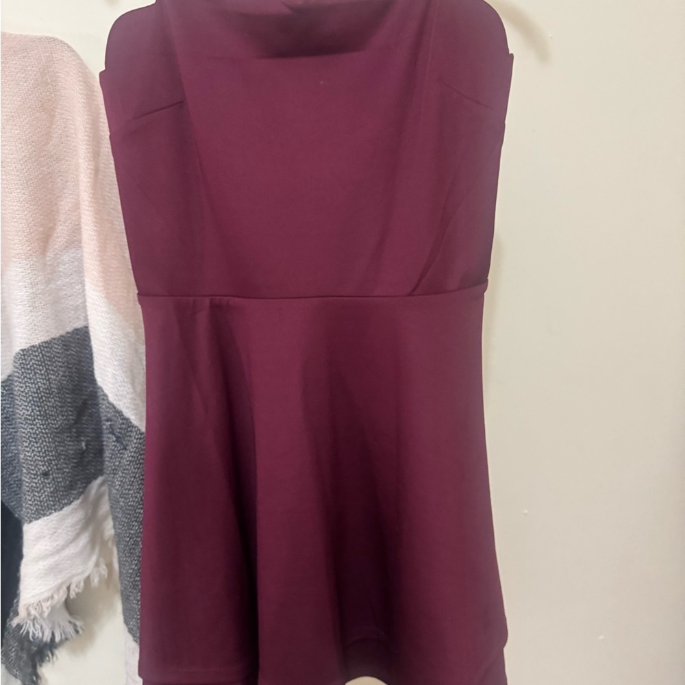 Xtraordinary Women's Mini Dress in Burgundy